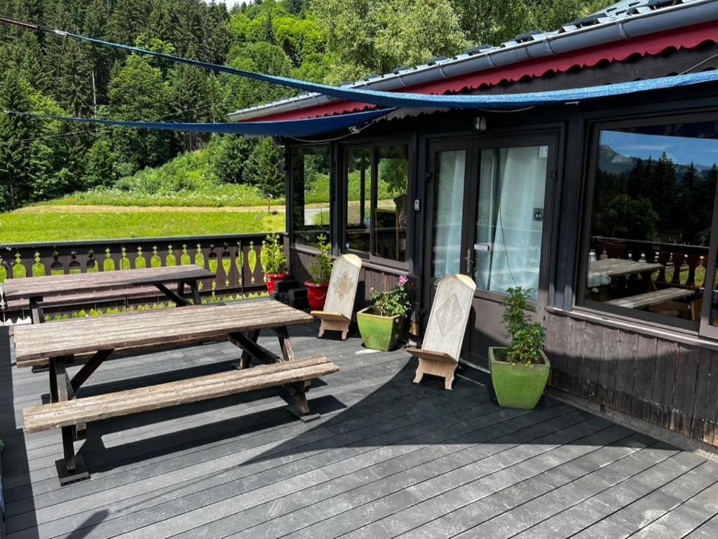 La Chanterelle - Mountain Lodge La Cote d'Arbroz 外观 照片